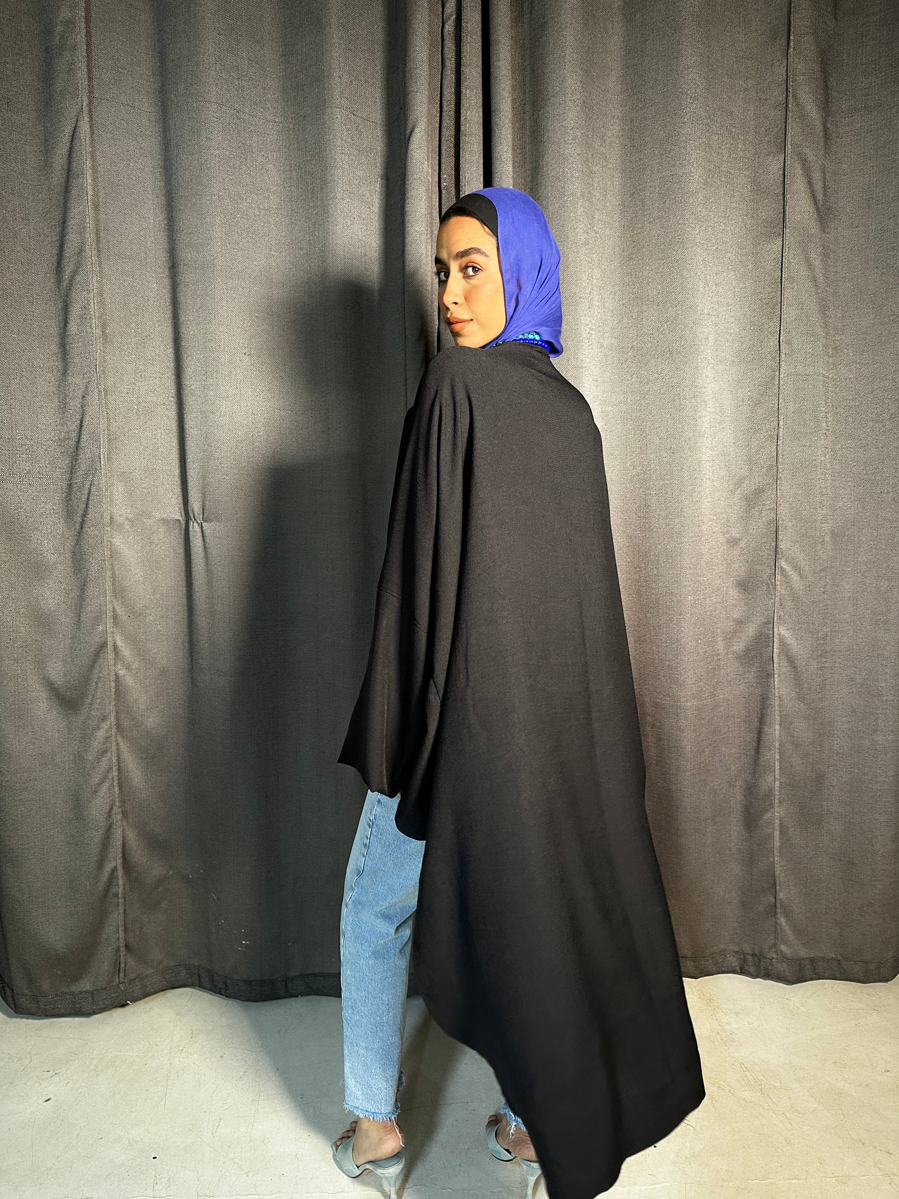 Drape Collar High-Low Tunic