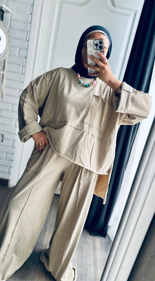 Easy To Go Full Set in Beige