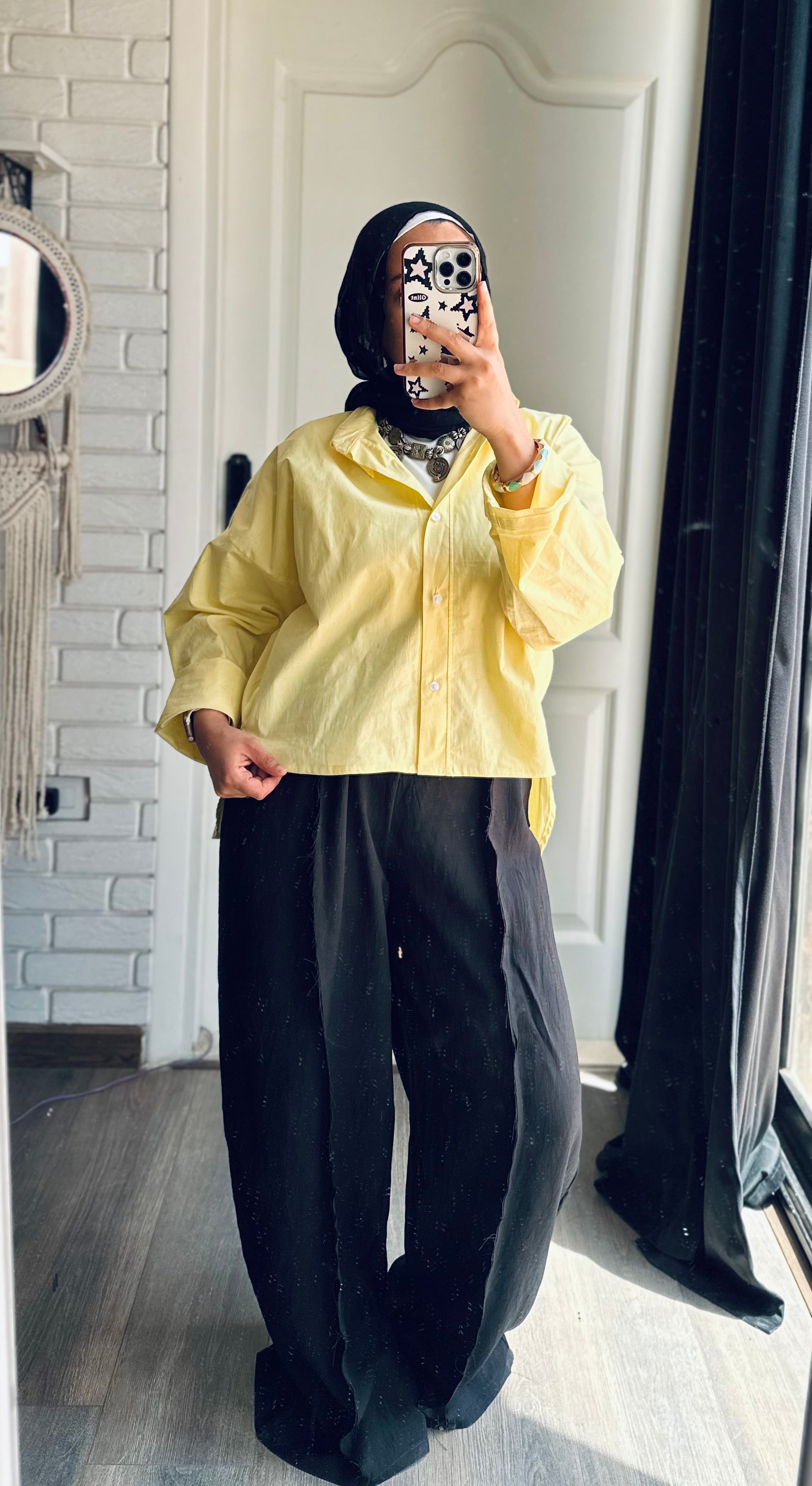 The Mini Shirt In Butter Yellow