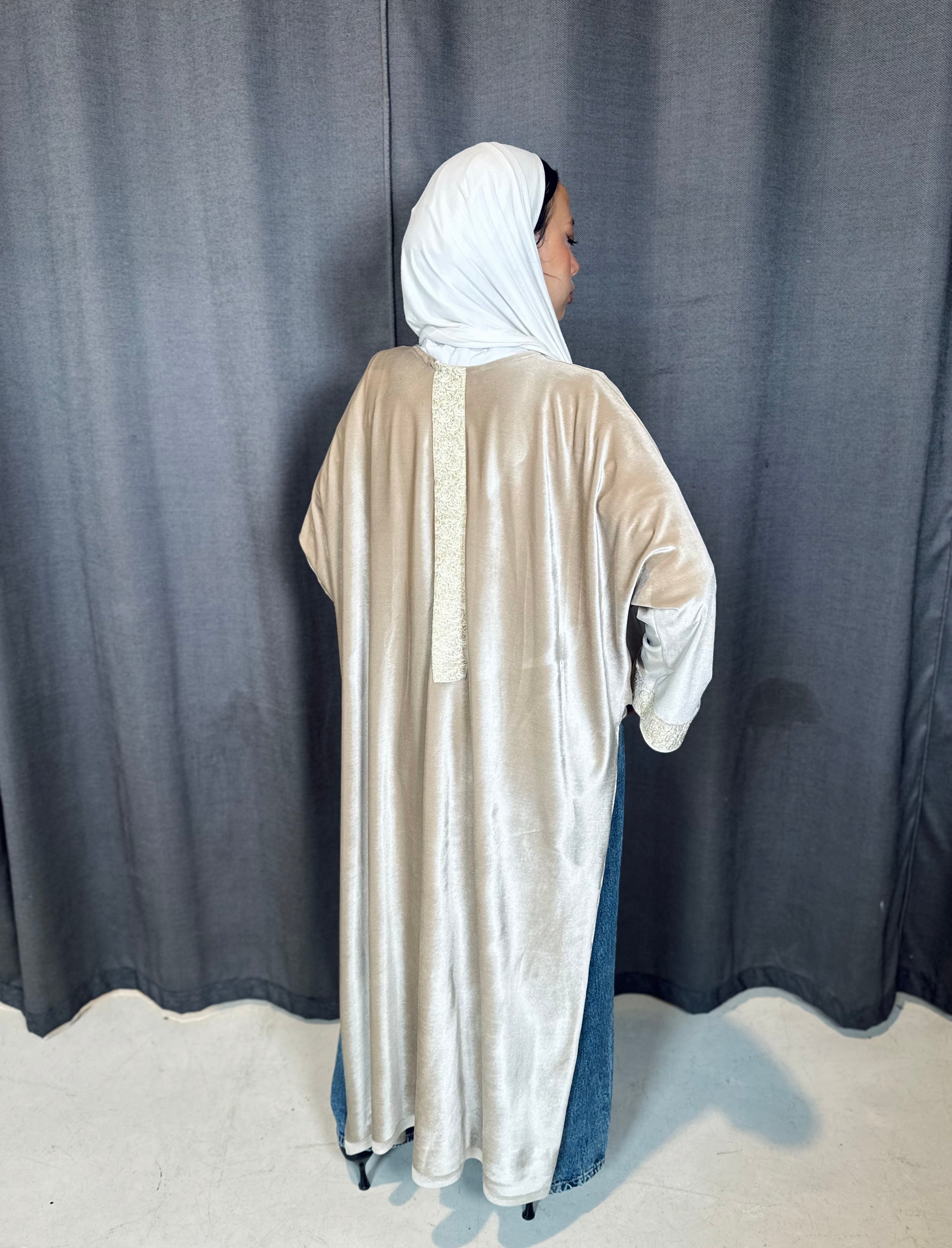 Velvet Arabic High-Low Tunic