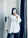 Poplin Basic Shirt in White