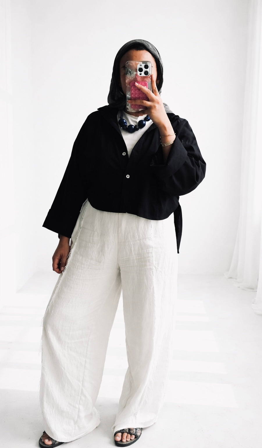 The Mini Shirt In Black