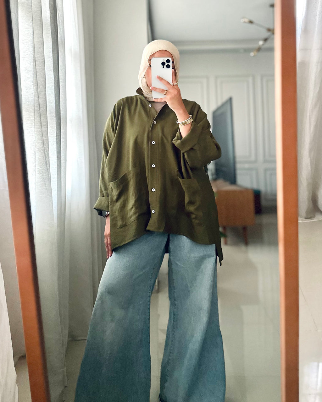 Pockets Shirt in Olive