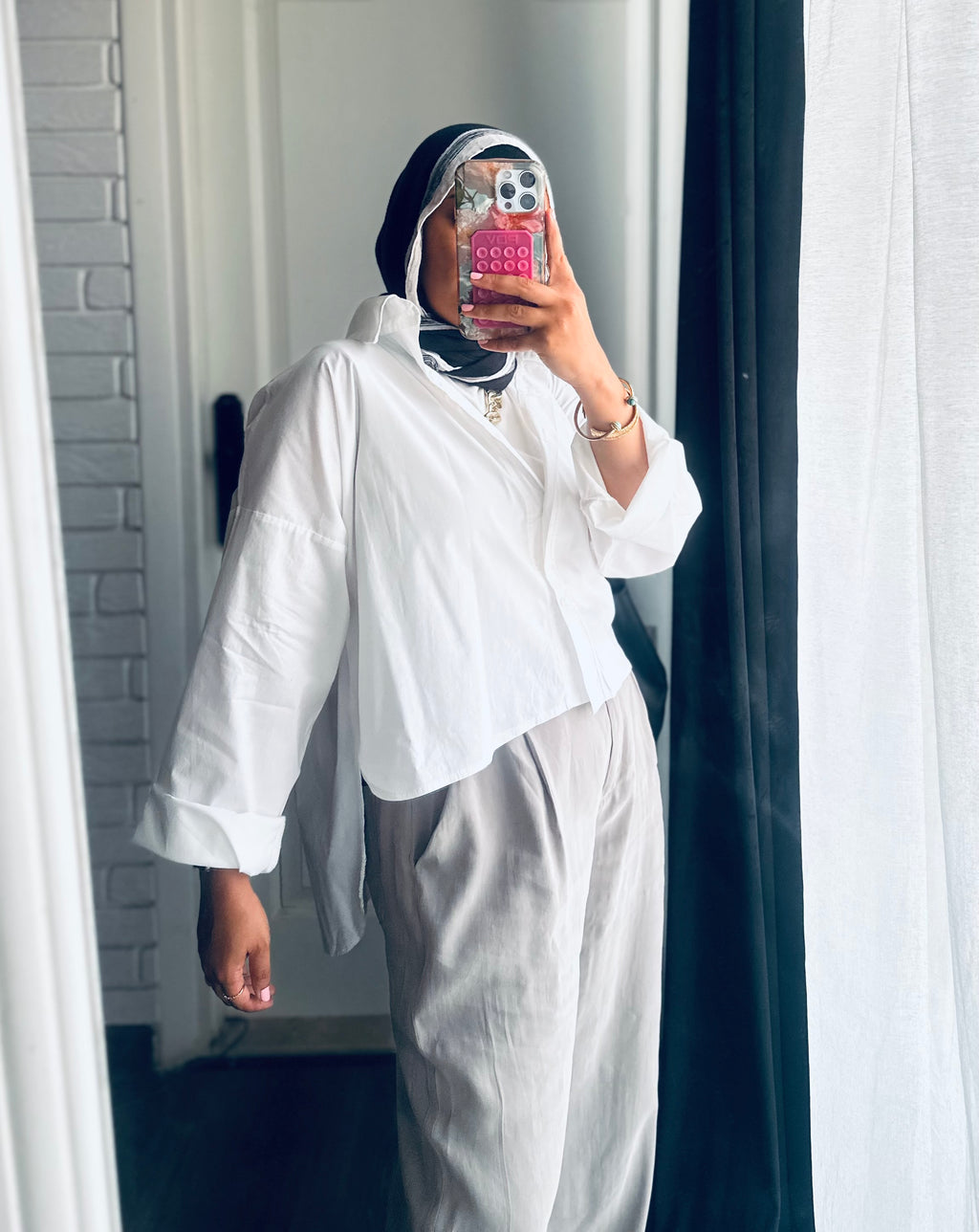 The Mini Shirt In White