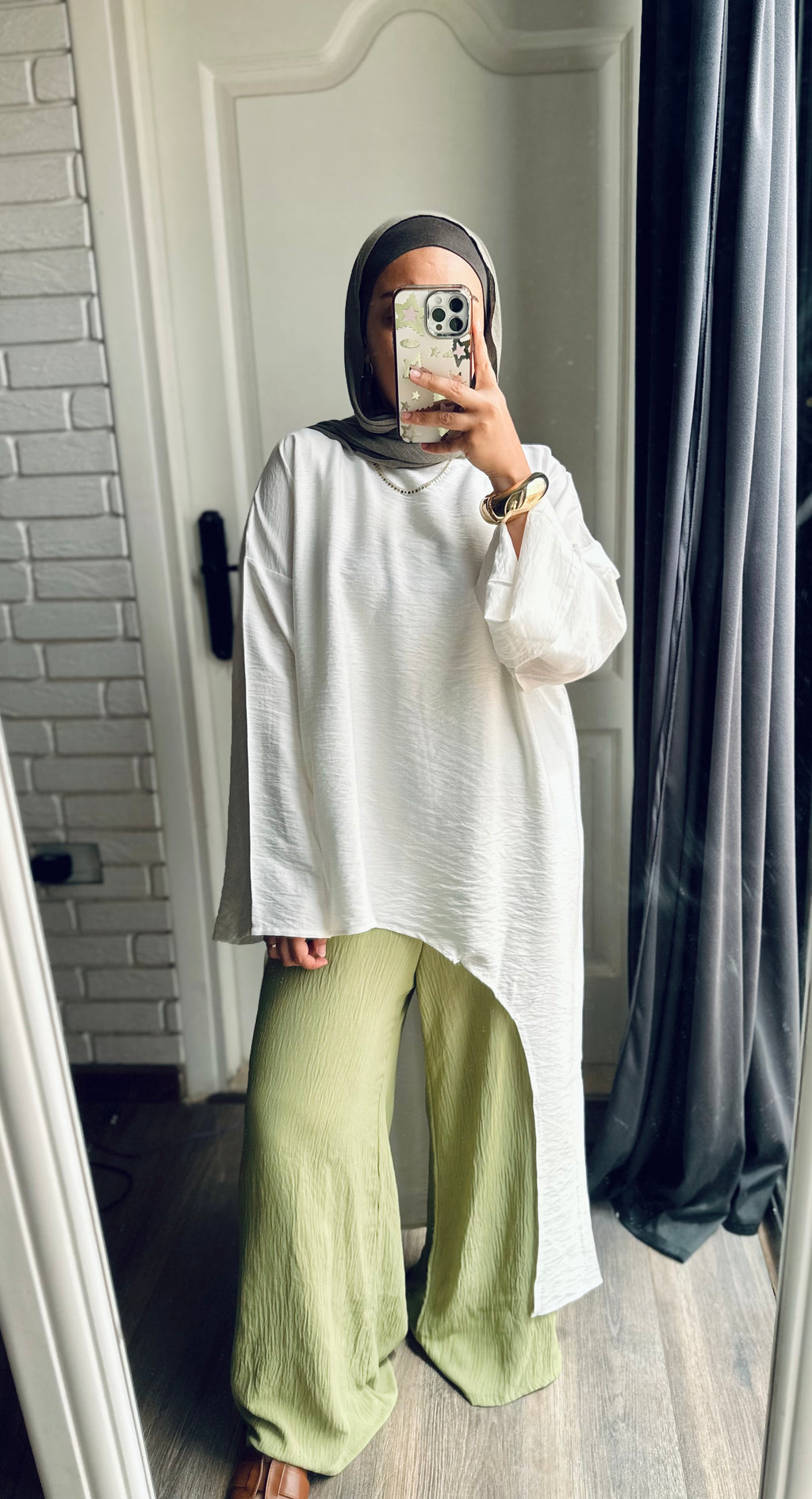 Side Tunic in White