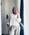 The Mini Shirt In White