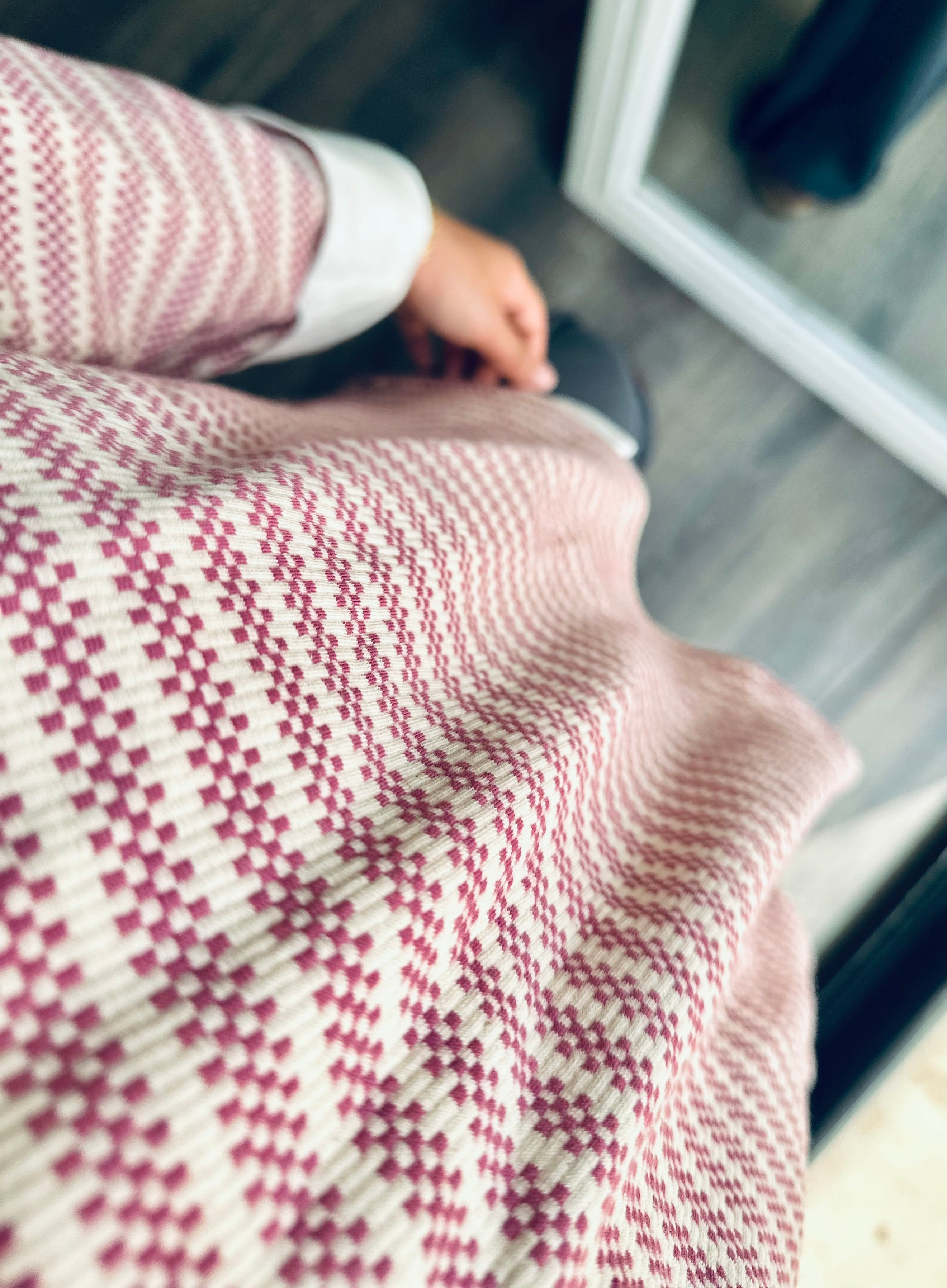 Printed Polo Sweatshirt