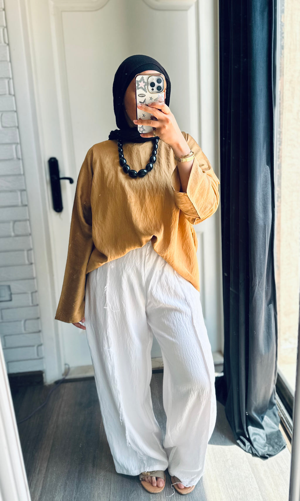 Fleuri Cropped Top in Golden Yellow