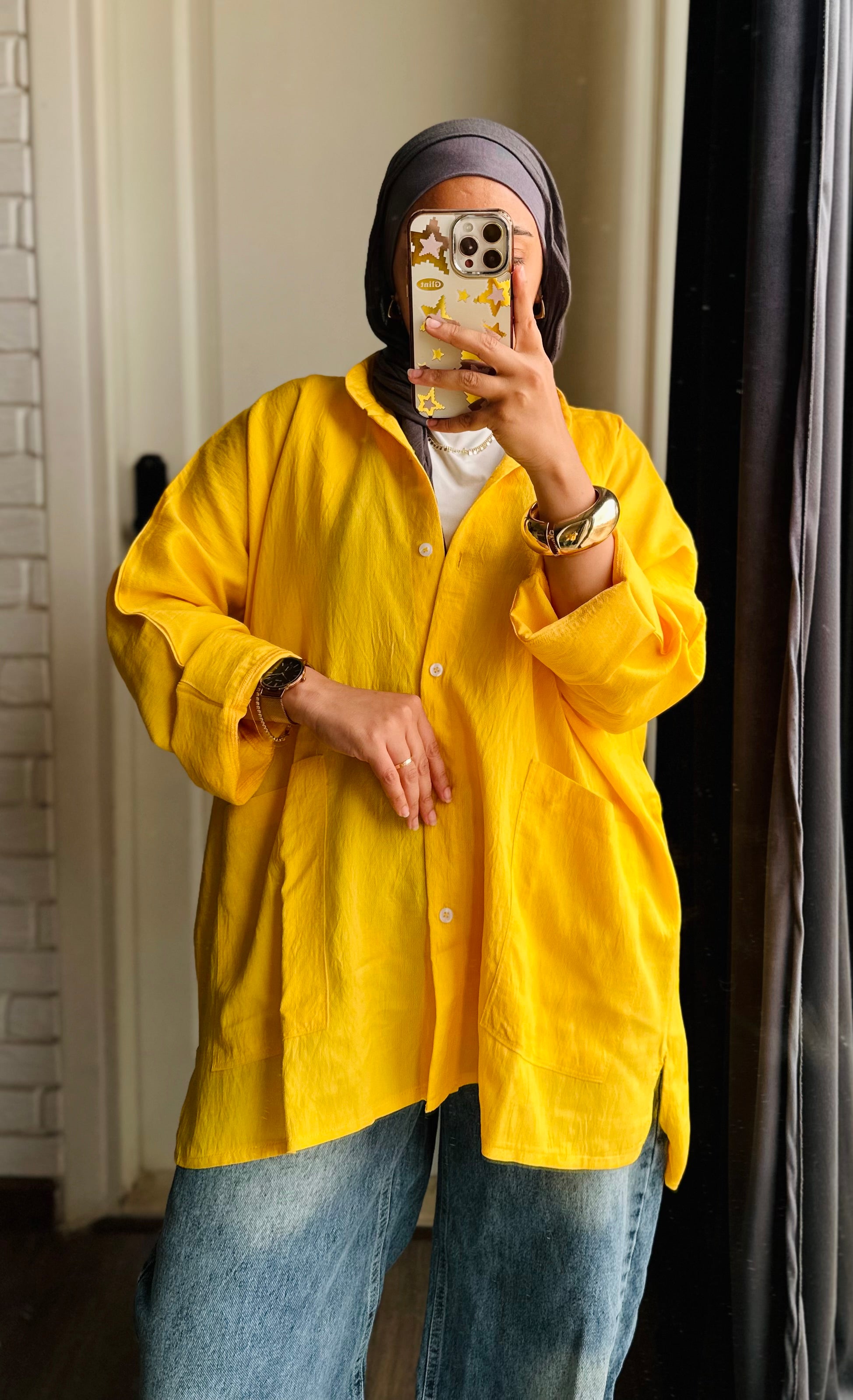 Pockets Shirt in Yellow