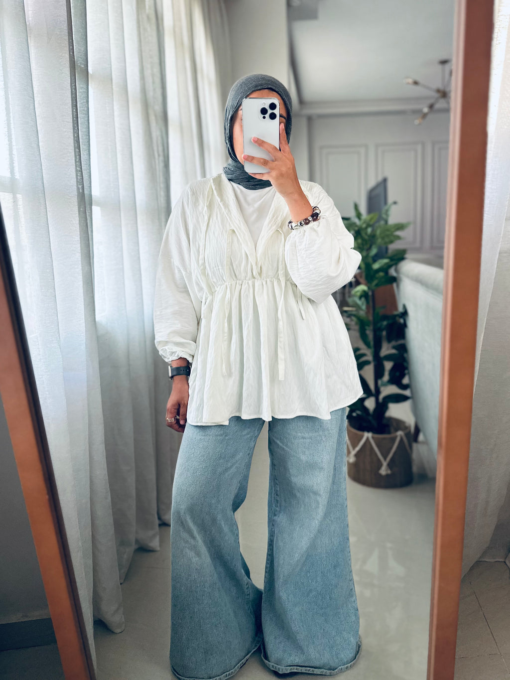 More Ruffles Blouse in White