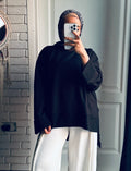 The Reversed Sweatshirt in Black