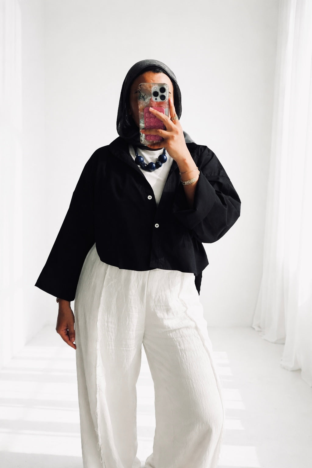 The Mini Shirt In Black