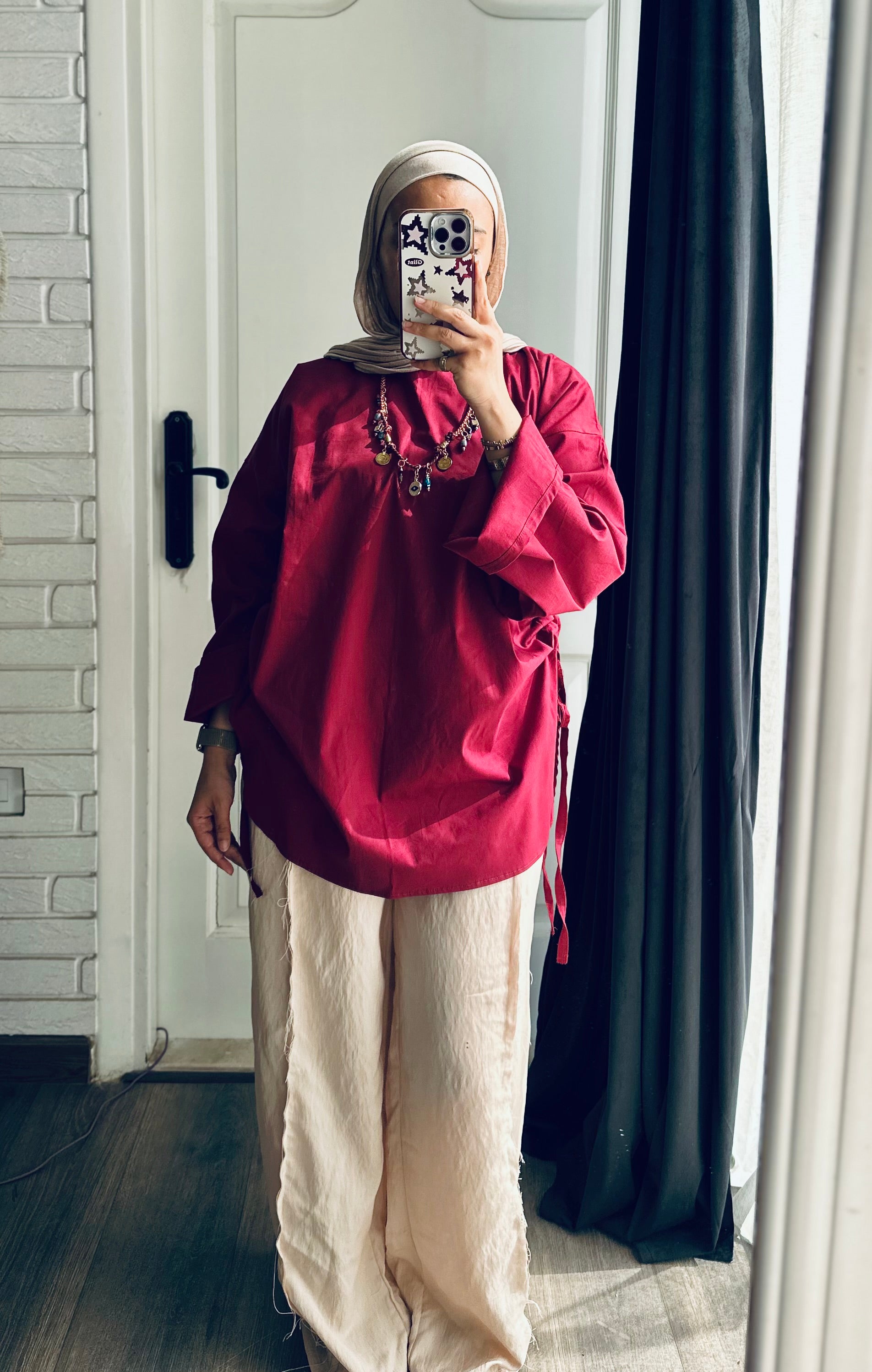 Kashkasha Blouse in Maroon