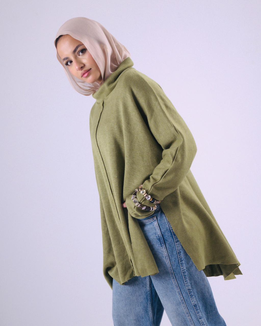 Raha Tunic in Lime