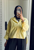 The Mini Shirt In Butter Yellow