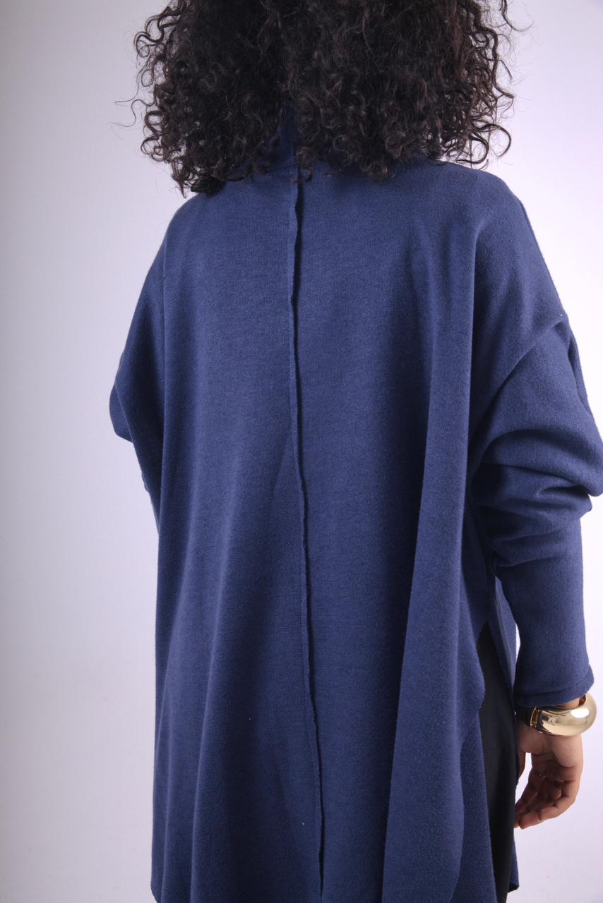 Raha Tunic in Navy Blue