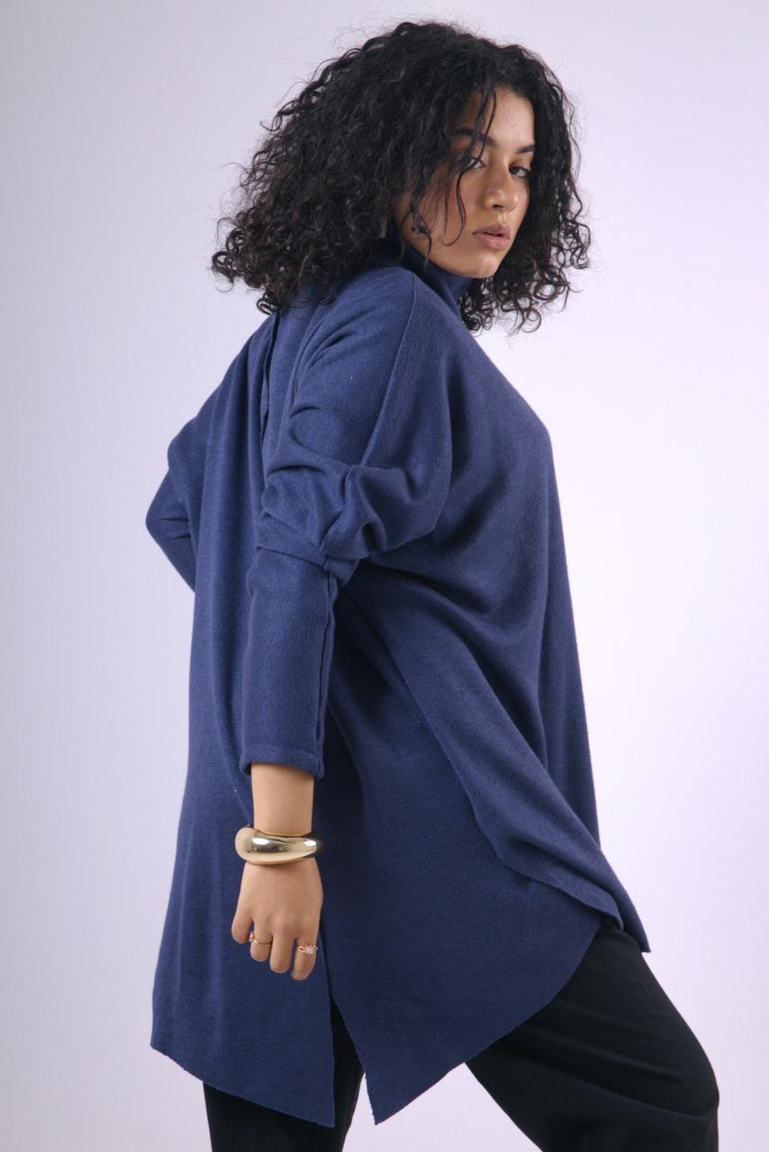 Raha Tunic in Navy Blue