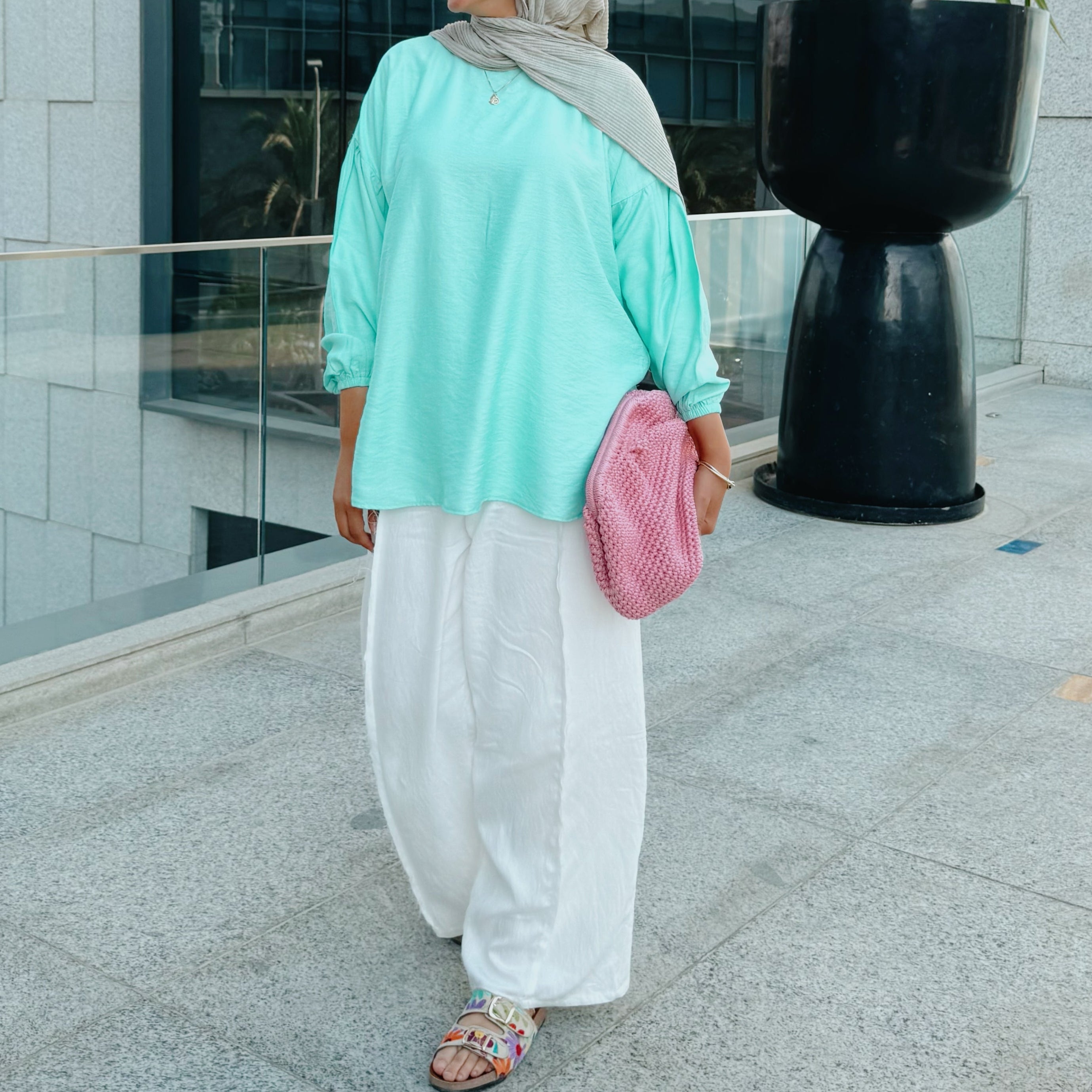 The Boho Pants In White
