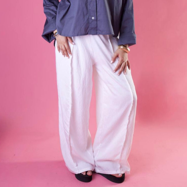 The Boho Pants In White