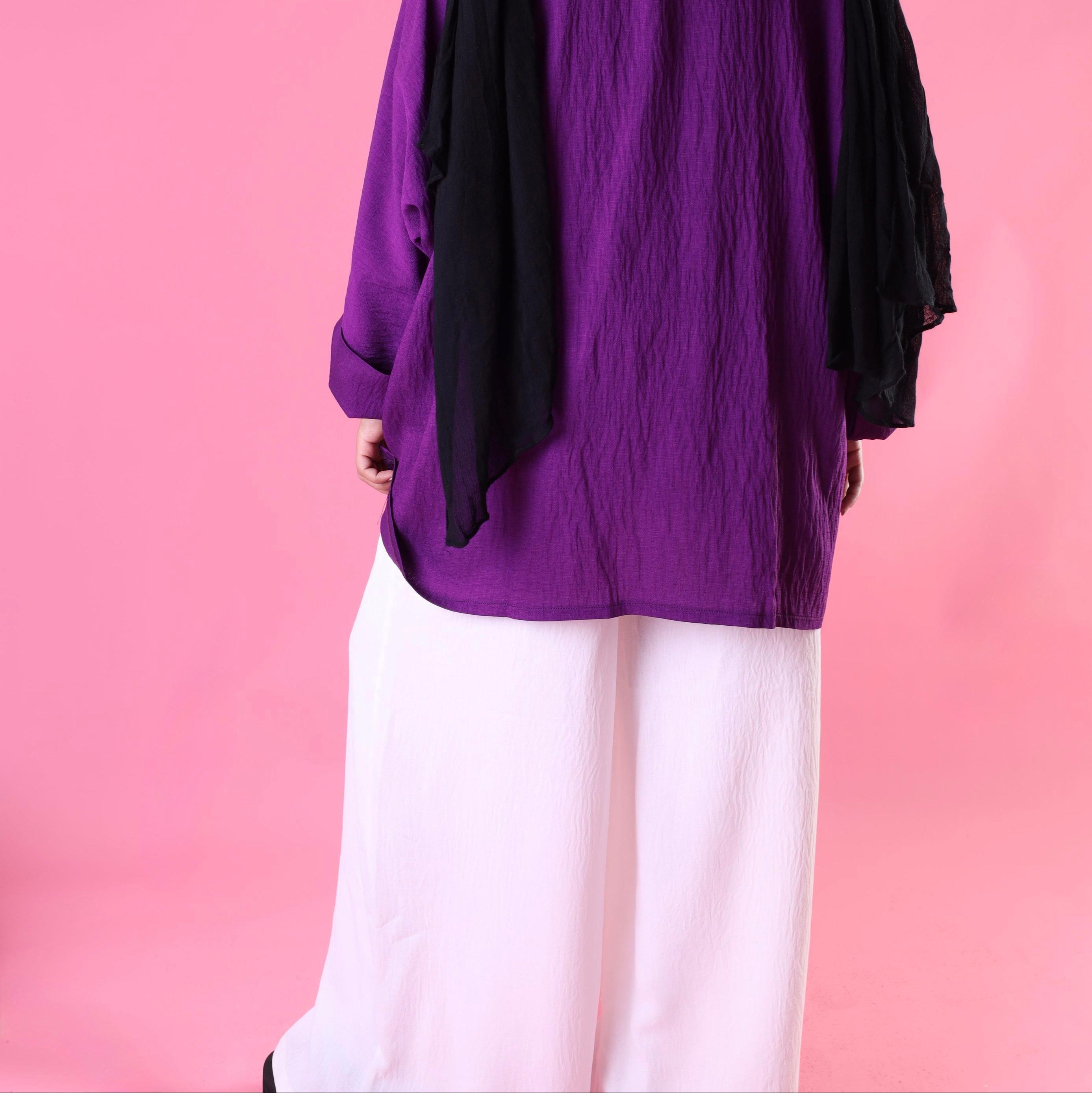 Signature Wide Leg Pants In White