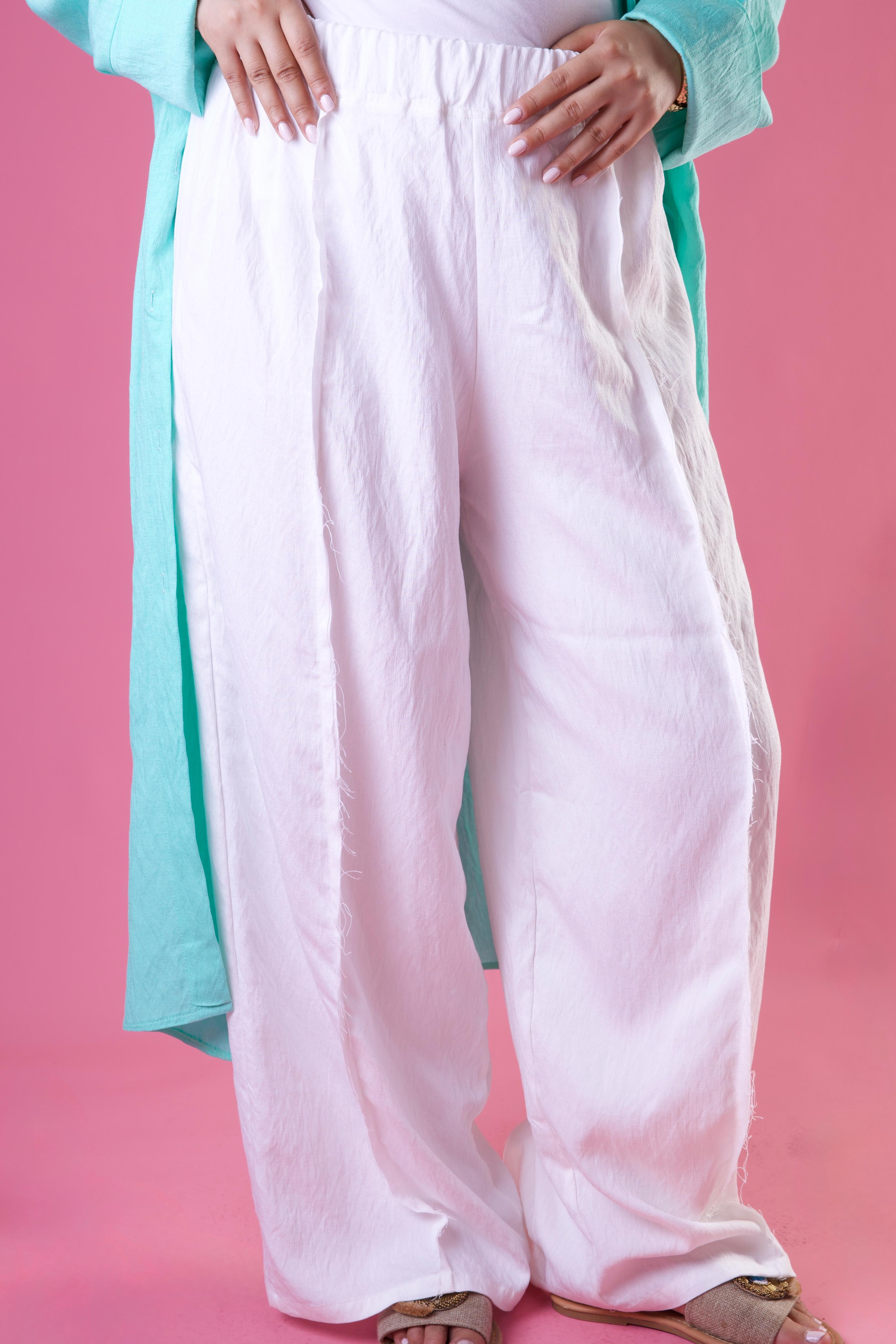 The Boho Pants In White