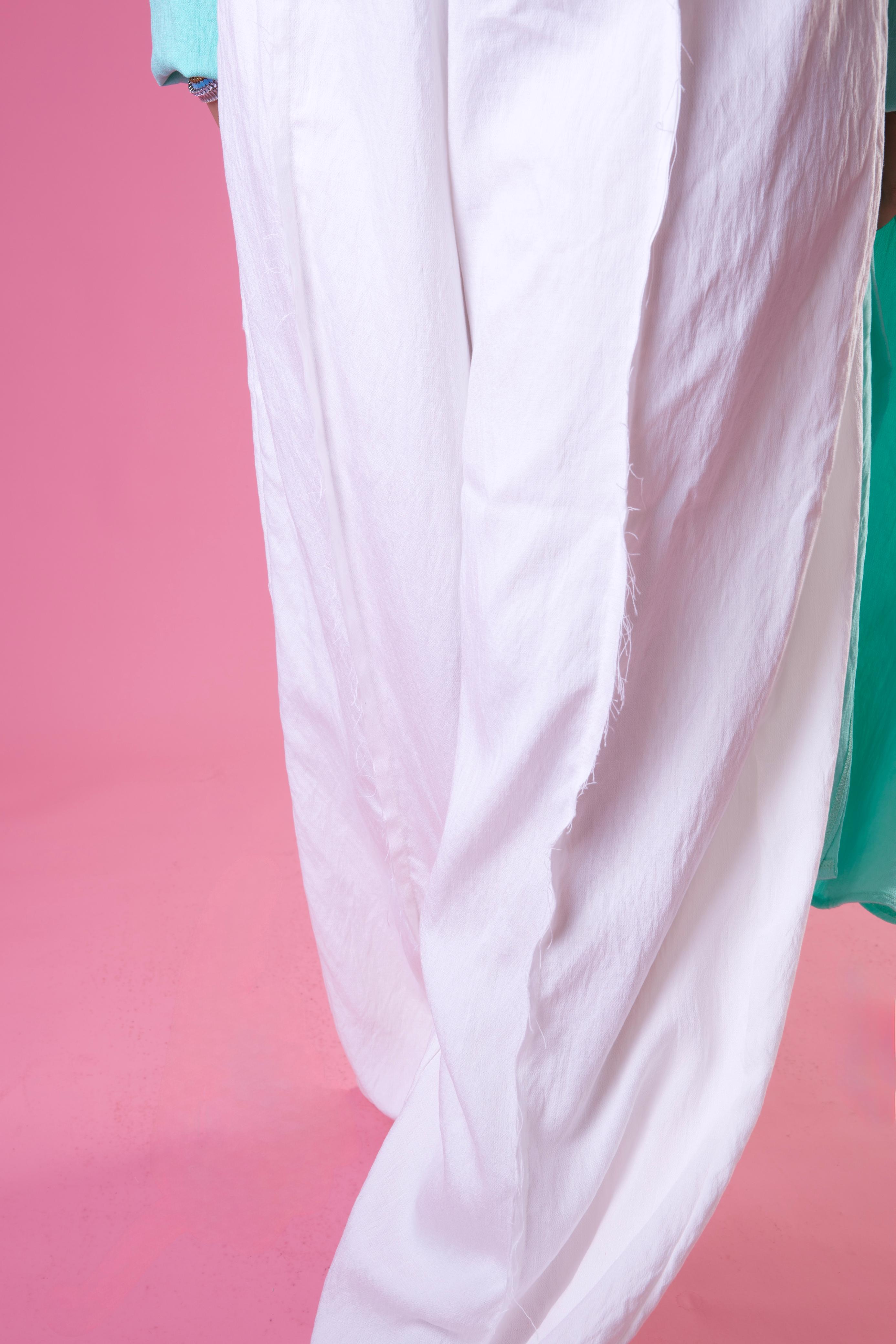 The Boho Pants In White