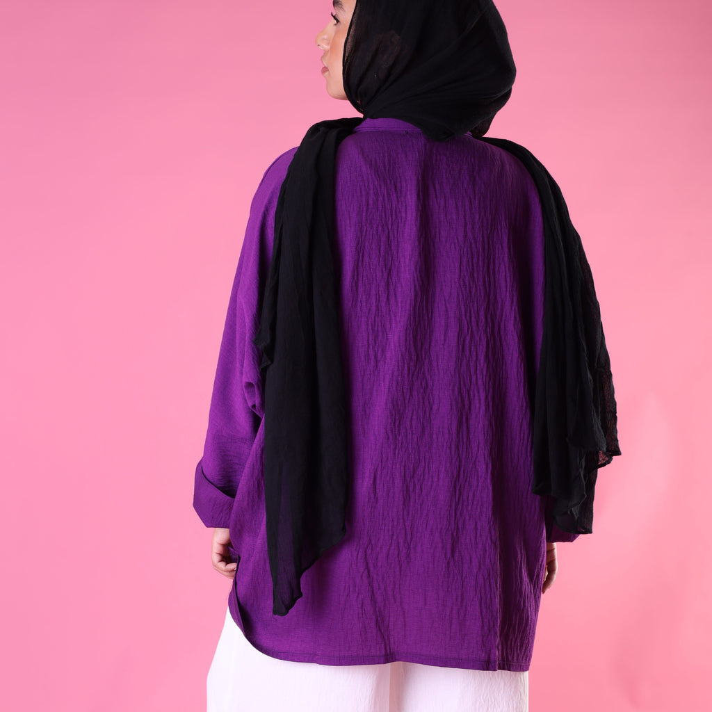 Pockets Shirt In Purple