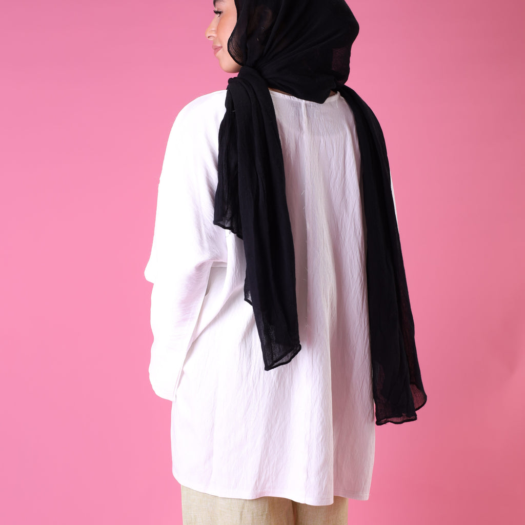 The Boho Top In White