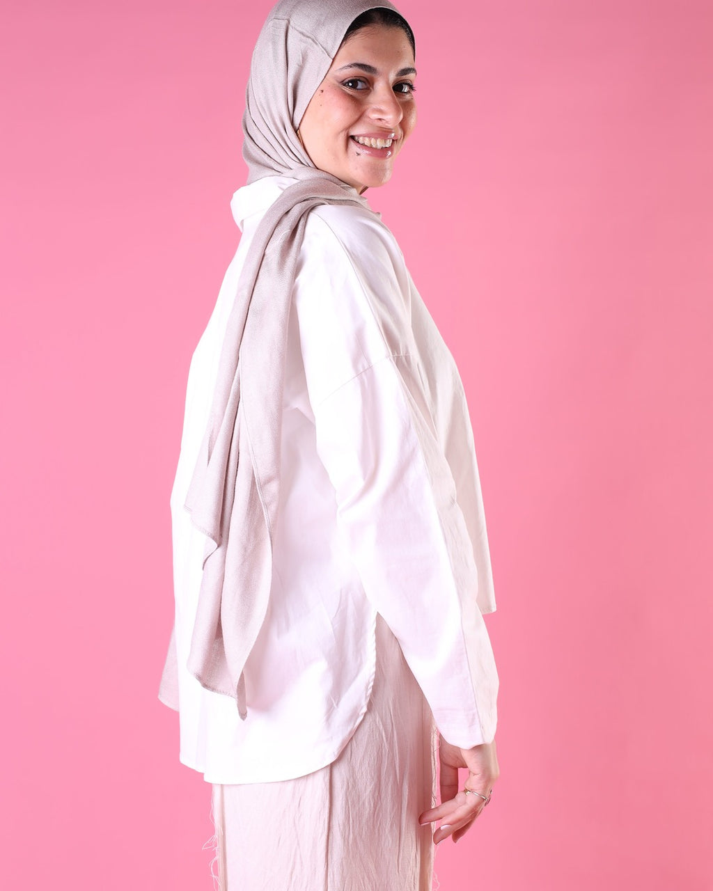 The Mini Shirt In White