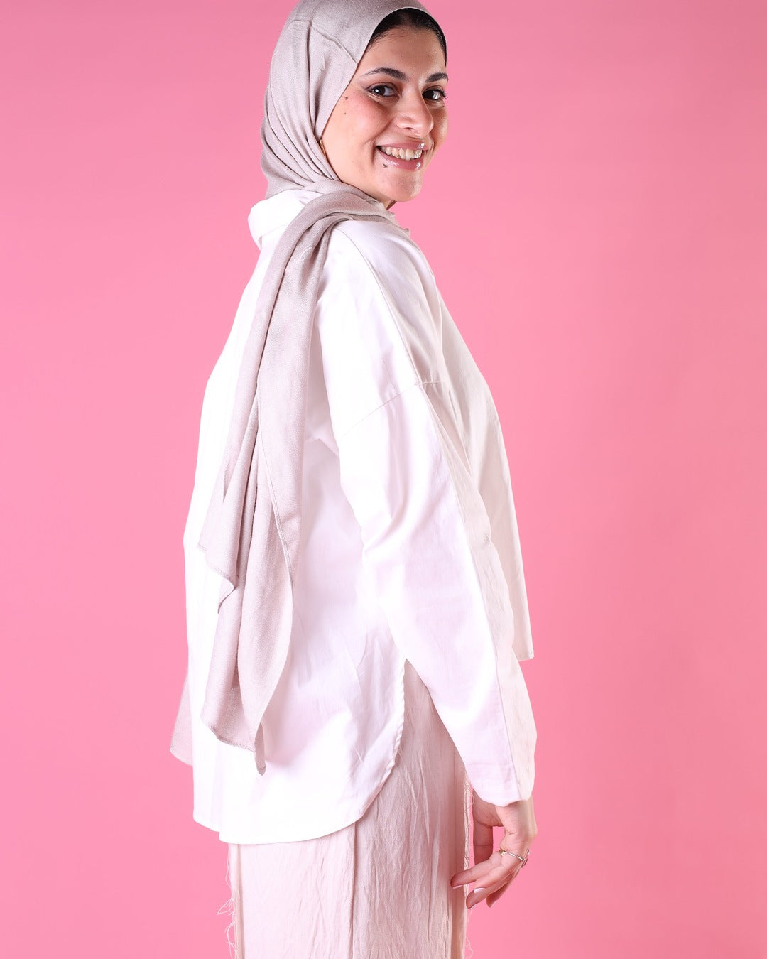 The Mini Shirt In White